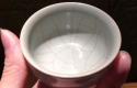 奉华汝瓷天青开片圆口杯